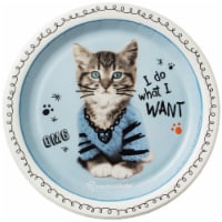BuySeasons 264115 Rachael Hale Cats Rule Dessert Plates - 8 Piece