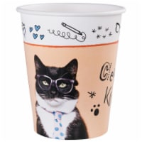 BuySeasons 265034 9 oz Rachael Hale Cats Rule Paper Cups - 16 Piece