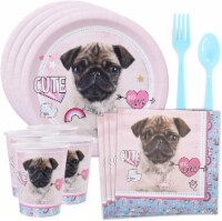Costume Supercenter 611773 Rachael Hale Dog Love Standard Tableware Kit