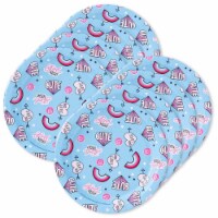 Birthday Express 305027 Rachael Hale Dog Love Dessert Plate - 24 Piece