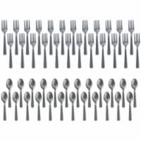 BirthdayExpress 305556 Forks & Spoons, Silver - 24 Count