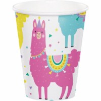 BuySeasons 309295 9 oz Llama Party Cup - 8 Piece