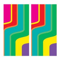 BuySeasons 309606 Good Vibes Plastic Tablecover - 2 Piece
