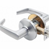 Best Door Lever Lockset,2-3/4  Strike Dim  9K30N15CSTK626