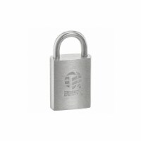 Best Padlock, 7/8 in,Rectangle,Silver 11B70L