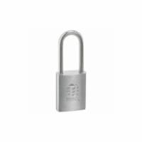 Best Padlock, 7/8 in,Rectangle,Silver 11B770T