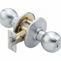 Best Knob Lockset,2-3/4  Backset,Mechanical  8K30N4DS3626