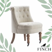 Finch Elmhurst Tufted Slipper Chair Cream