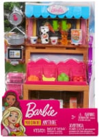 Barbie Doll, Blonde, and Grocery Store with Rolling Cart and Working Belt,  1 - Kroger