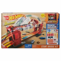 Hot Wheels Track Builder Stunt Bridge Kit Motorized Car Racing Mattel