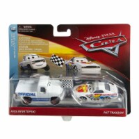 Mattel Cars 3 Pat Traxson & Kris Revstopski Race Team Toy Car Perspective: Main