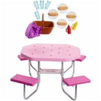 barbie donut floaty playset