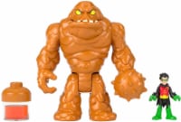 Fisher-Price® Imaginext DC Super Friends Oozing Clayface & Robin Action Figure Set Perspective: Main