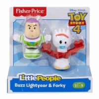 Fisher-Price® LittlePeople Toy Story 4 Buzz Lightyear & Forky Figures Perspective: Main