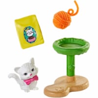 Barbie Accessory Pack 4 Pieces with Kitten Figure and Accessories (GHL81) Perspective: Main