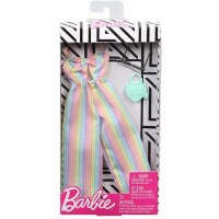 Barbie® Jumpsuit & Doll Accessories - Rainbow-Striped Perspective: Main