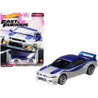 Mattel Hot Wheels® Fast & Furious Nissan Skyline GTR Model Car - Silver/Blue Perspective: Main