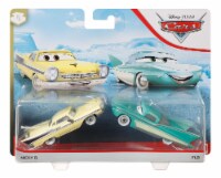 Disney PIXAR Natalie Certain and Chick Hicks with Headphones Toy Cars Perspective: Main