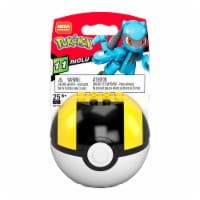 Mega Construx™ Pokemon Riolu Pokeball Building Set Perspective: Main