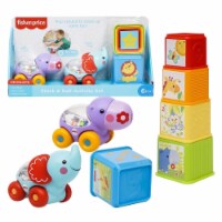 Fisher-Price Fisher-Price Stack & Roll Activity Set Develops Baby Gross Motor Sensory Skills