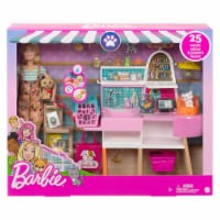 Barbie Doll, Blonde, and Grocery Store with Rolling Cart and Working Belt,  1 - Fry's Food Stores