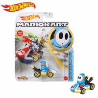 Mattel® Hot Wheels® Mario Kart™ Light-Blue Shy Guy Standard Kart Vehicle Perspective: Main
