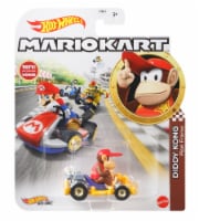 Mattel® Hot Wheels® Mario Kart™ Diddy Kong Pipe Frame Vehicle Perspective: Main