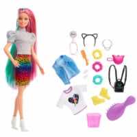 Mattel Barbie® Leopard Rainbow Hair Doll Perspective: Main