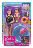 Barbie® Skipper® Babysitters Inc.™ Playset w/ Skipper® Doll, Toddler Doll, Swimsuit, Kiddie Pool Perspective: Main