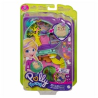 Polly Pocket Hedgehog Cafe Compact, Cafe & Pet Theme, Micro Polly Doll & Friend Doll Perspective: Main