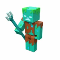 Mattel Minecraft Drowned Figure Perspective: Main