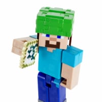 Minecraft Underwater Steve 3.25 Craft-A-Block Action Figure Set