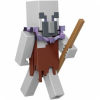 Minecraft Dungeons 3.25-in Collectible Geomancer Battle Figure and Accessories Perspective: Main
