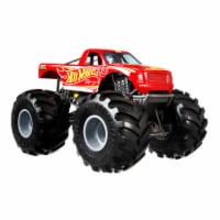 Mattel Hot Wheels® Monster Trucks Red Racing 3 Vehicle Perspective: Main