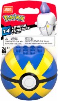 Mega Construx™ Pokemon™ Litwick Poke Ball Building Set Perspective: Main