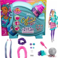 Barbie Color Reveal Doll, Glittery Purple with 25 Hairstyling & Party Surprises Perspective: Main