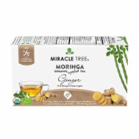 Miracle Tree Moringa Ginger Support Tea Orginal, 25 Bags (Pack of 6)