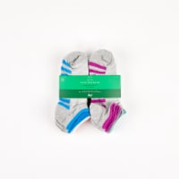 Dip Premium Active No Show Girl's Gray Socks Size 7-8.5