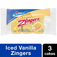 HOSTESS Iced Vanilla ZINGERS Single Serve Perspective: Main