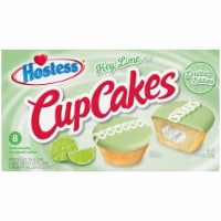 HOSTESS Limited Edition Key Lime Artificially Flavored CupCakes, Creamy Filling Perspective: Main