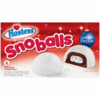 HOSTESS SNOBALLS, Coconut and Marshmallow Chocolate Cake , Creamy Filling Perspective: Main