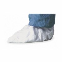 Dupont Shoe Covers,L,White,ISO 6,PK100  IC451SWHLG01000B