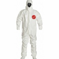 Dupont Collared Coverall Sock/Boot Flap,2XL,PK6  SL128TWH2X000600
