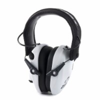 Walker's Razor Slim Shooter Folding Ear Protection Muffs with NRR of 23dB, White