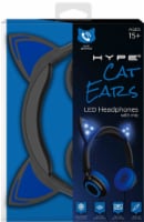 HYPE® LED Cat Ears Stereo Headphones Blue
