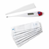 Thermometers, Rectal: 30-Second Rectal Digital Thermometer with 20 Prelubricated Covers