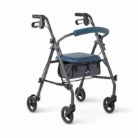 Medline Teal Knock-Down Rollator Perspective: Main
