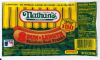 Nathan's Bigger than the Bun Beef Franks