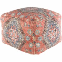 Surya CNPF001-202014 20 x 20 x 14 in. Coventry Removable Cover Pouf - 65 Percent Jute, 25 Per