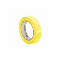 3m Elec Tape,216 ft Lx1/2 in W,1 mil,Yellow  3M 1318-1 0.5  x 72 yds Yellow